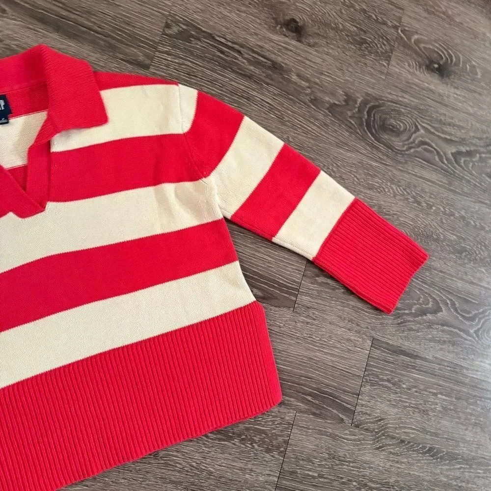 Gap Split Hem Polo Sweater